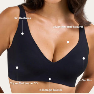 El Jelly-Lift™ Viral —Sujetador Escote V Sin Aros (Comodidad y Sujeción para Mujer)